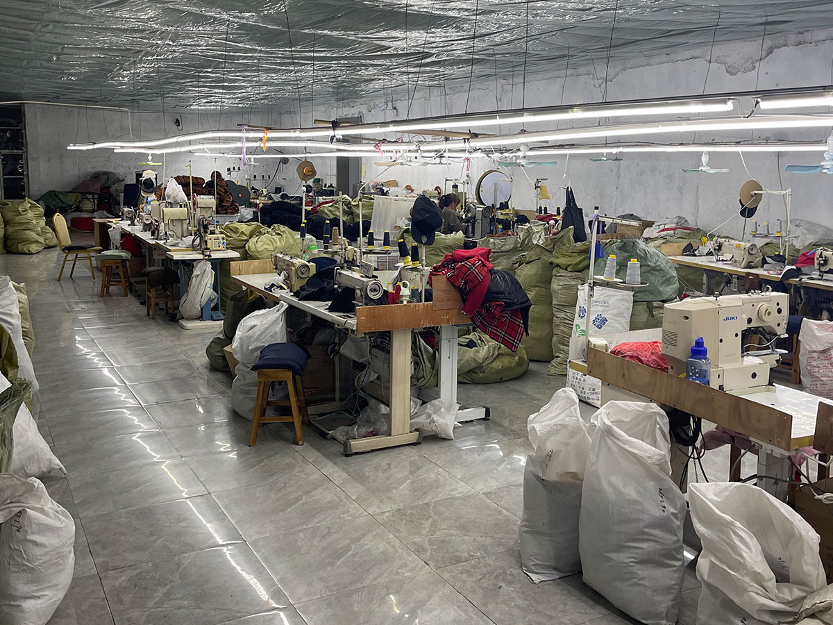 Assembly workers at Yuchen Hat Co., Ltd.